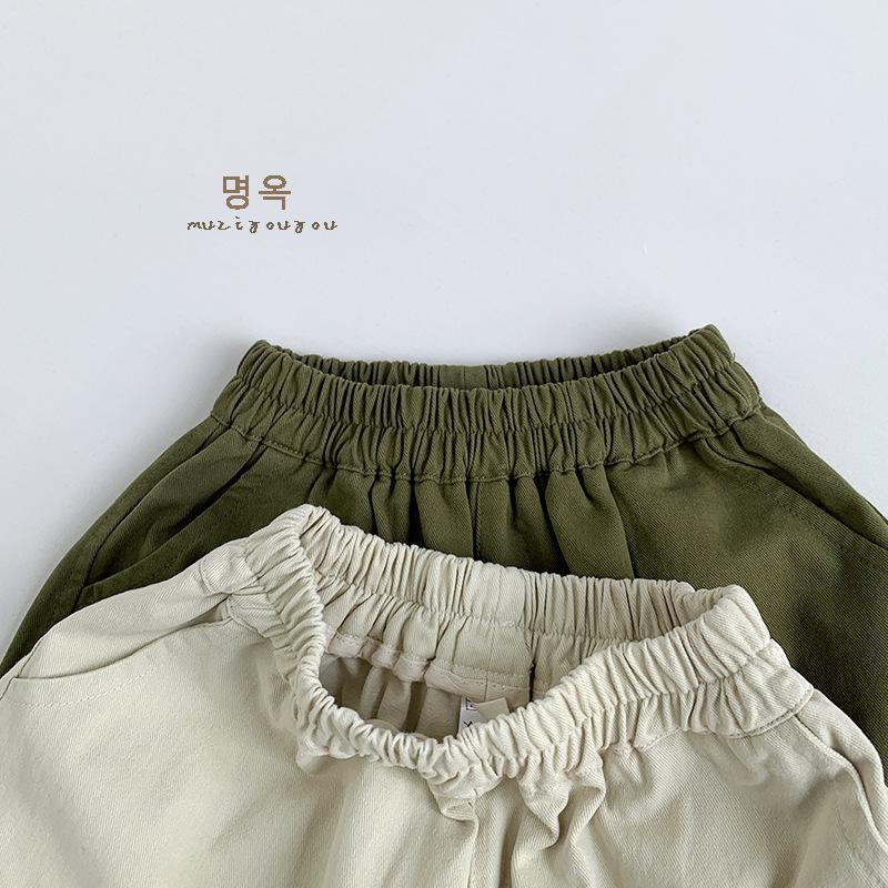 キッズ ベビー カーゴパンツ ロング ズボン 無地 ゆったり 男の子 女の子 80 90 100 110 120 130 子供服 | キッズ | 08