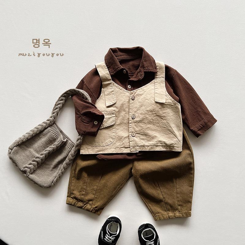 キッズ ベビー カジュアルパンツ ロング ズボン 無地 ゆったり 男の子 女の子 80 90 100 110 120 130 子供服 | キッズ | 09