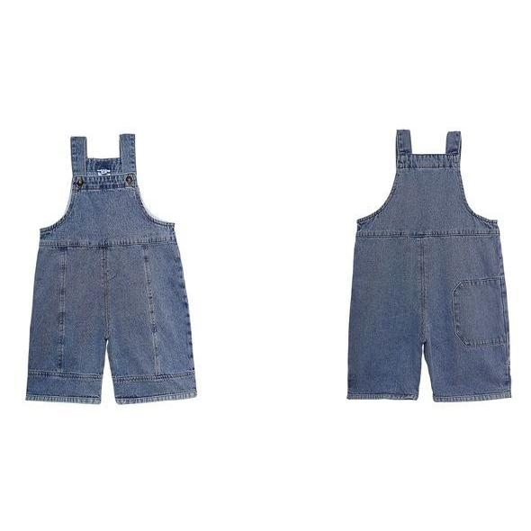 キッズ オーバーオール デニム サロペット ゆったり ダメージ 男の子 女の子 80 90 100 110 120 130 140 子供服 | キッズ | 10