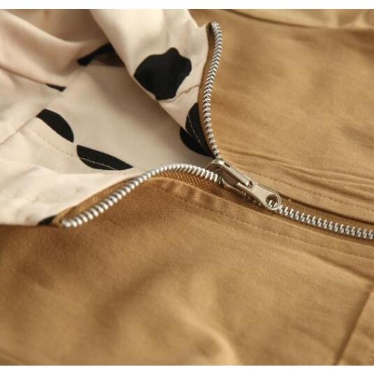 ベビー服 アウター コート ジャケット 子供服 リバーシブル ドット柄 トップス 男の子 女の子 70 80 90 100 110 | キッズ | 05