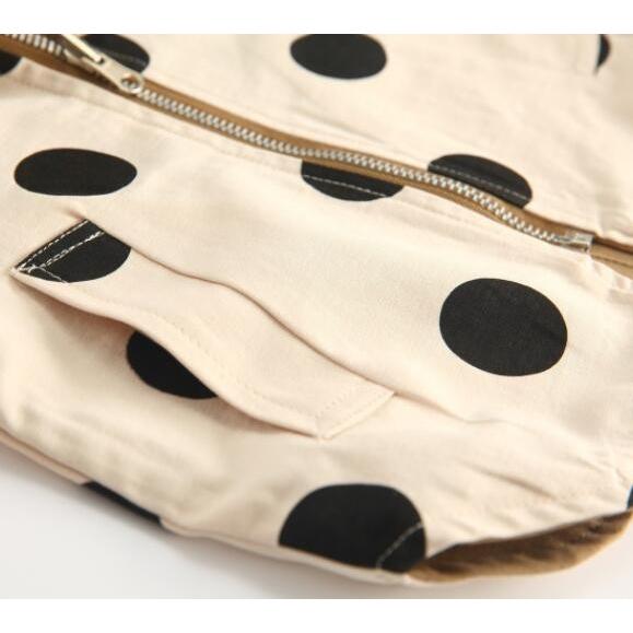 ベビー服 アウター コート ジャケット 子供服 リバーシブル ドット柄 トップス 男の子 女の子 70 80 90 100 110 | キッズ | 09