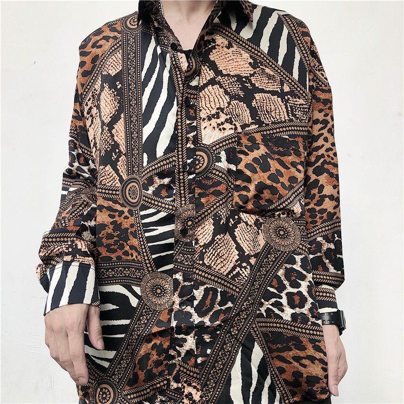 レオパード 長袖 シャツ 韓国 オルチャン ストリート ダンス 衣装 ヒョウ柄 アニマル 派手 K Pop V系 原宿系 トップス 4t 819 メール便ok 4t 819 Joyboxストリートショップ 通販 Yahoo ショッピング