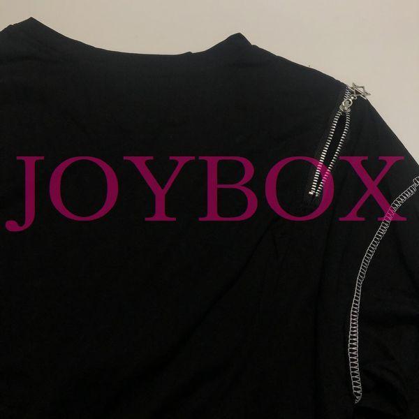 オフショル Tシャツ 韓国 オルチャン ストリート K Pop 原宿系 ダンス 衣装 スリット ファスナー 長袖 レッスン着 ロゴ トップス 4t 9 メール便ok 4t 9 Joyboxストリートショップ 通販 Yahoo ショッピング