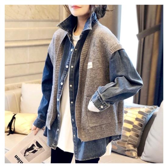 デニム シャツ ニットベスト セット 韓国 ストリート オルチャン 原宿系 ダンス 衣装 K Pop レディース 5j 392 5j 392 Joyboxストリートショップ 通販 Yahoo ショッピング