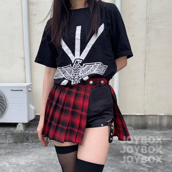 チェック柄 ミニ スカート ショート パンツ ガーターベルト 韓国 チェック柄 ミニ スカート ショート パンツ ガーターベルト 韓国