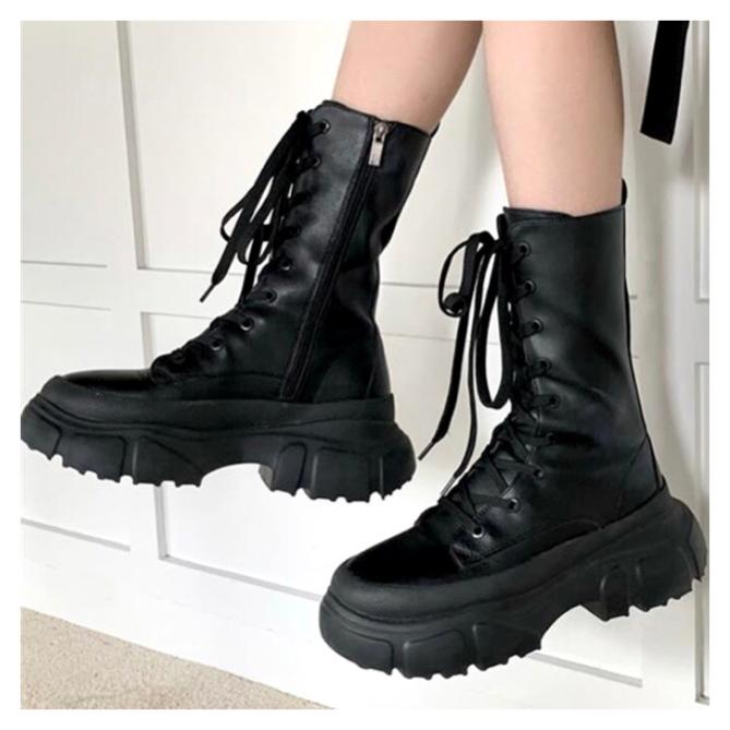 ショート ブーツ ワーク 韓国 オルチャン ストリート Hiphop 原宿系 V系 地雷系 K Pop ギャル 靴 シューズ レディース 5sho 176 5sho 176 Joyboxストリートショップ 通販 Yahoo ショッピング