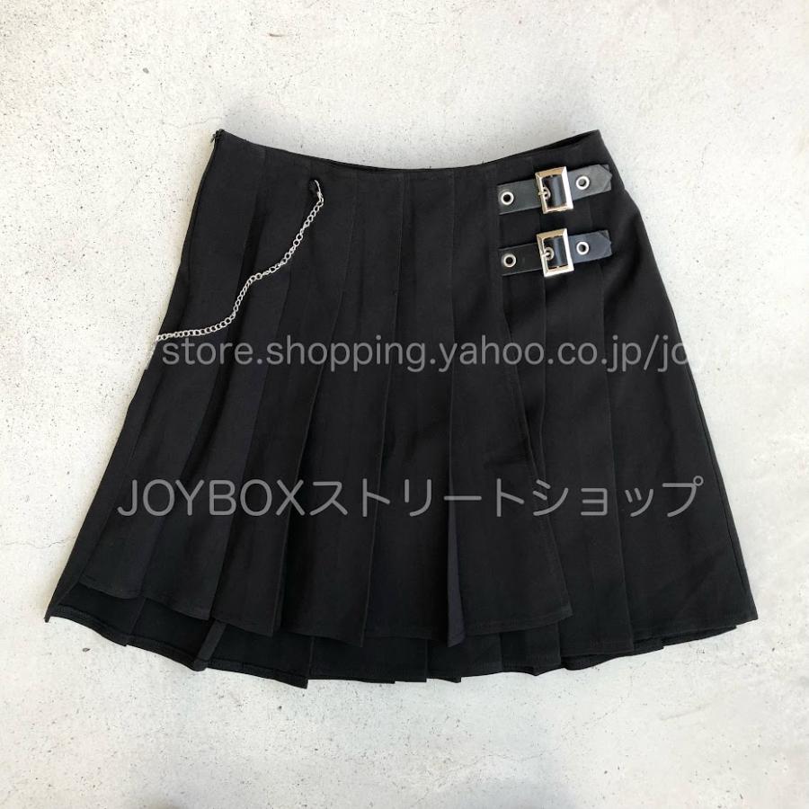 プリーツ ラップ ミニ スカート 韓国 ストリート ダンス 衣装 モード系