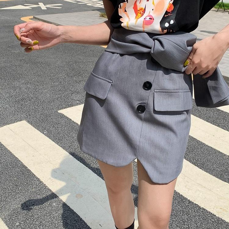 シャツ巻き風 ミニ スカート 韓国 ストリート オルチャン 腰巻き 台形 K Pop 原宿系 ショート丈 レディース 5sk 71 メール便ok 5sk 71 Joyboxストリートショップ 通販 Yahoo ショッピング