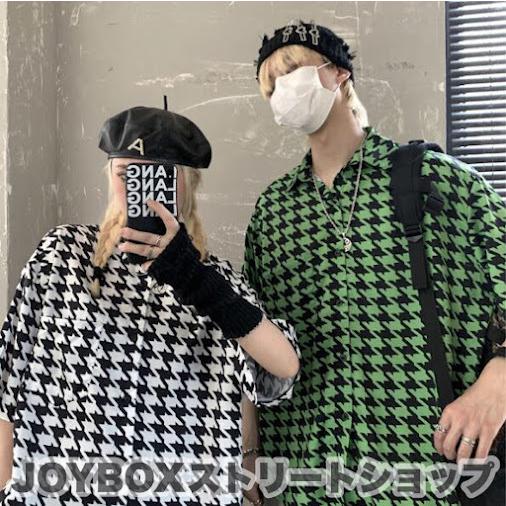 派手 シャツ 千鳥格子 韓国 ストリート ダンス 衣装 K Pop Hiphop オルチャン 原宿系 グレンチェック アメカジ 半袖 トップス 5t 198 メール便ok 5t 198 Joyboxストリートショップ 通販 Yahoo ショッピング