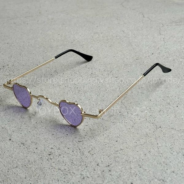 ハート ロイド ミニ レンズ サングラス 韓国 ストリート系 ダンス 衣装