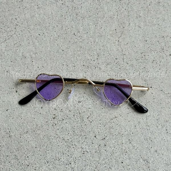 ハート ロイド ミニ レンズ サングラス 韓国 ストリート系 ダンス 衣装