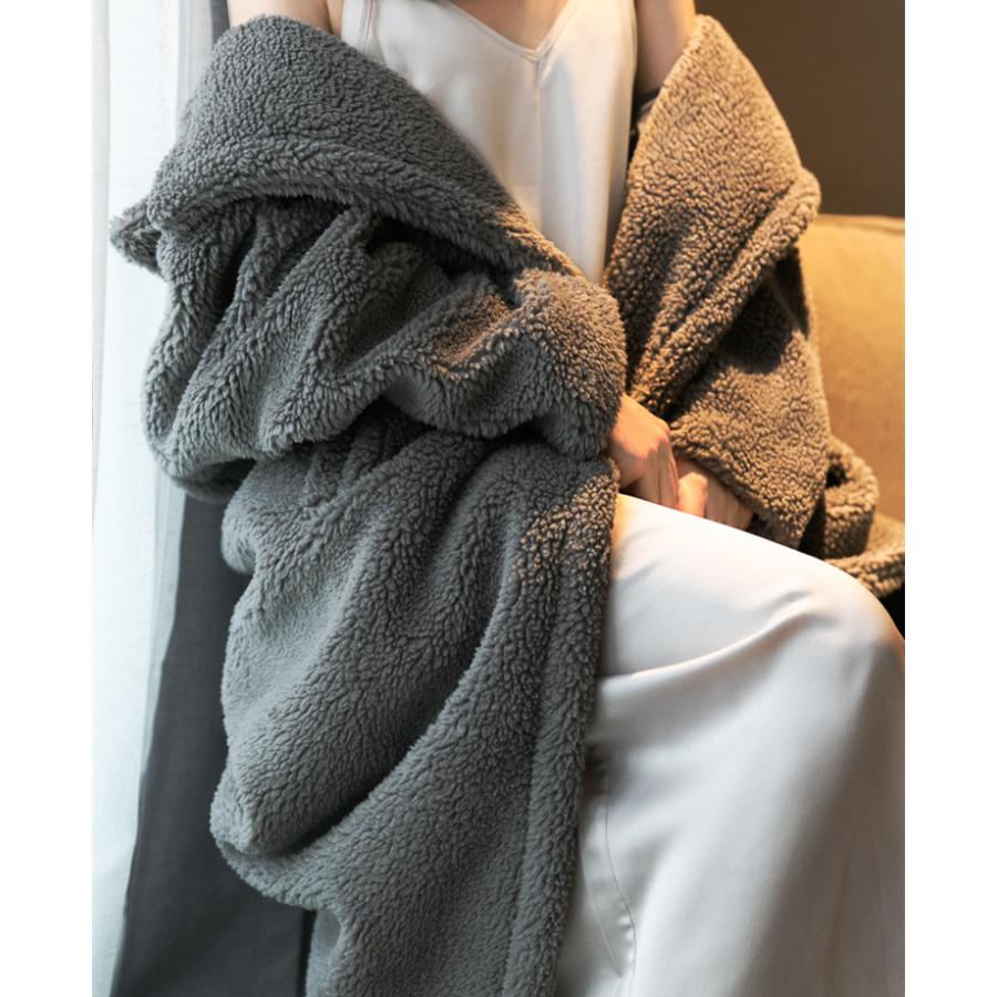 レディースセレクト ボア テディベア ロング チェスター コート 韓国