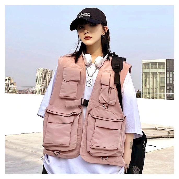 ベスト 韓国 ストリート Hiphop 原宿系 Y2k K Pop メンズライク オルチャン 可愛い ダンス 衣装 レディース 6t 62 6t 62 Joyboxストリートショップ 通販 Yahoo ショッピング