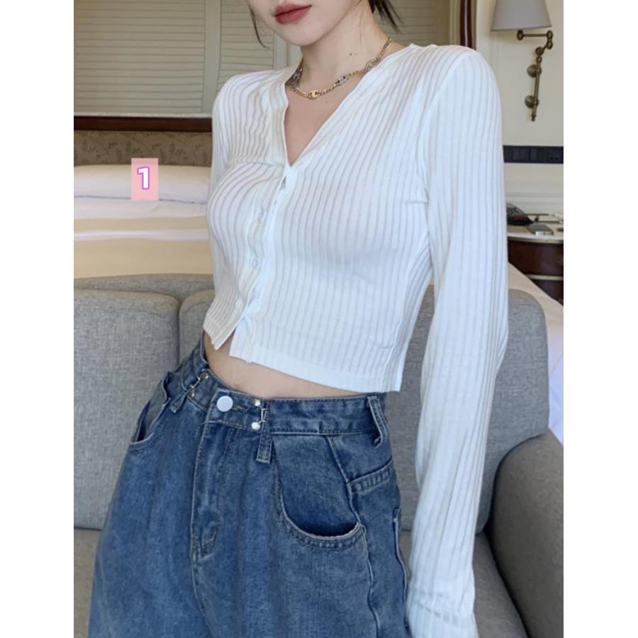 背中あき 編み上げ ロンT トップス Tシャツ ショート丈 Vネック 背中あき 編み上げ ロンT トップス Tシャツ ショート丈 Vネック