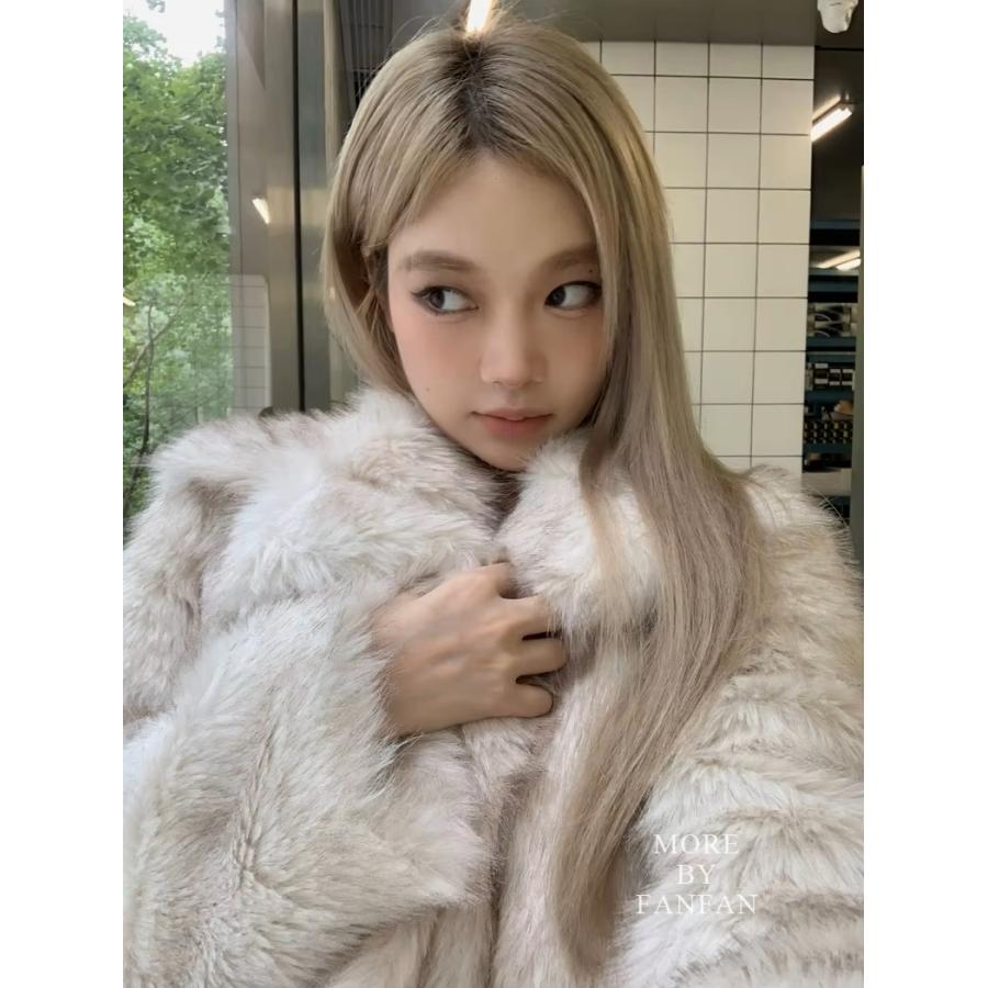 ファー コート ジャケット 韓国 レディース ストリート系 ギャル