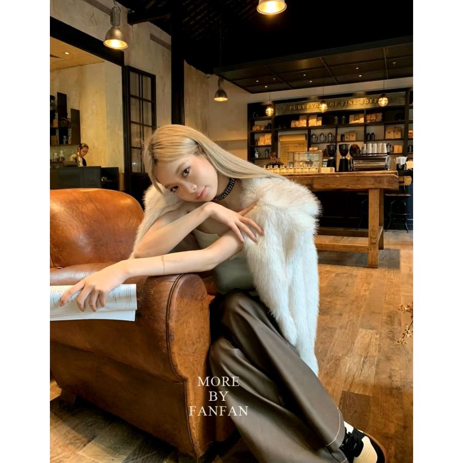 ファー コート ジャケット 韓国 レディース ストリート系 ギャル
