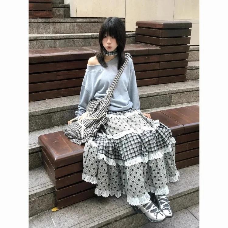 人気デザイン☆INGEBORG ドット柄 ティアードスカート ビッグリボン4つ付 ドットコスメpt.ティアードスカート｜ピンクハウスオフィシャル