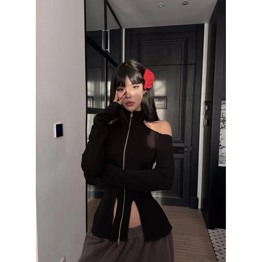 オフショルダー 肩出し 夢かわ アシンメトリー クラブ ダンス レディース 翼 オフショルダー 肩出し 夢かわ アシンメトリー クラブ ダンス