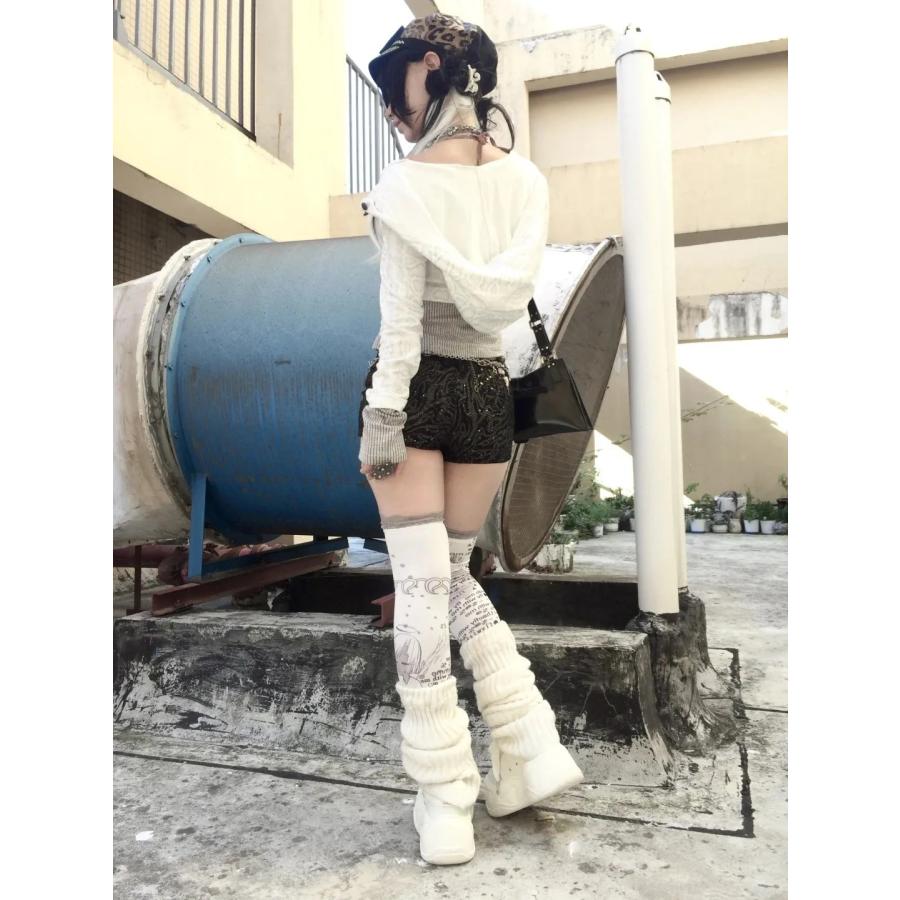 重ね着風 パーカー ロンT 長袖 トップス Tシャツ フェイク 韓国