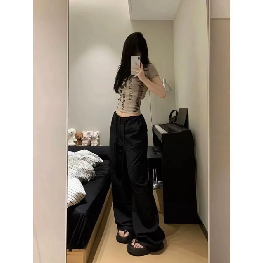 ロゴ Tシャツ 半袖 韓国 ストリート Y2K グランジ ダンス 衣装 K-POP