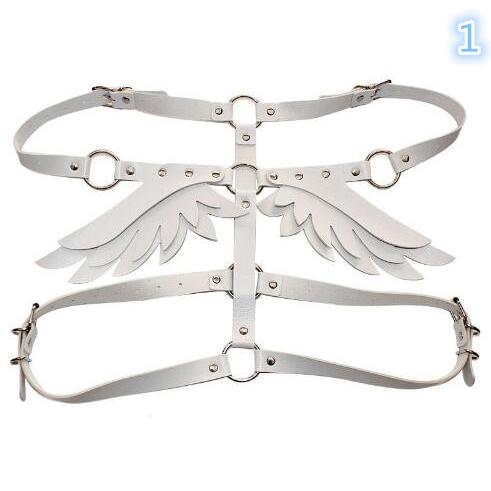 ハーネス ベルト 羽 翼 韓国 オルチャン ダンス 衣装 ストリート K Pop コルセット ロリィタ 原宿系 仮装 コスプレ レディース Acc 373 メール便ok Acc 373 Joyboxストリートショップ 通販 Yahoo ショッピング