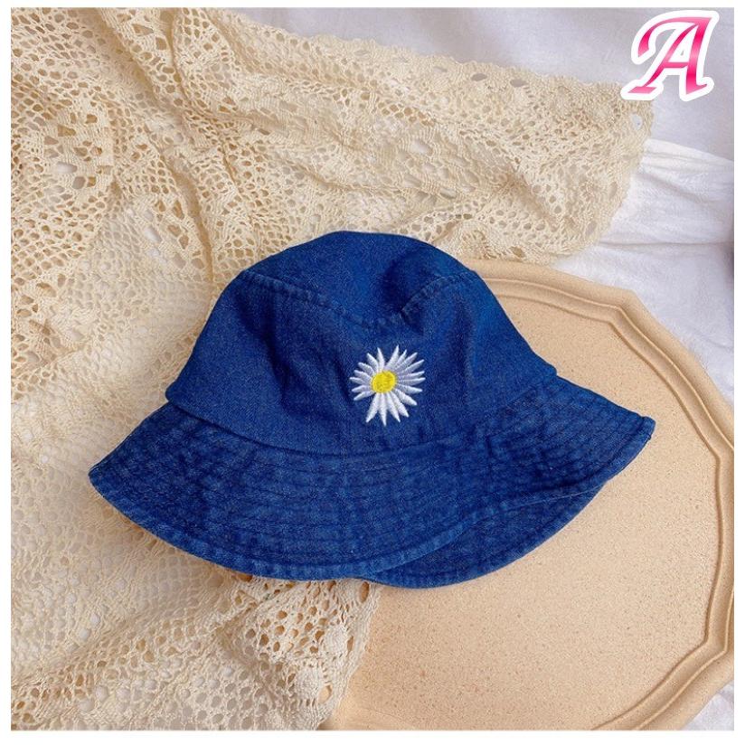 デニム バケット ハット デイジー 刺繍 韓国 オルチャン ストリート K Pop ダンス 衣装 Hiphop 原宿系 つば広 帽子 花柄 即納 Acc 479 メール便ok Acc 479 Joyboxストリートショップ 通販 Yahoo ショッピング