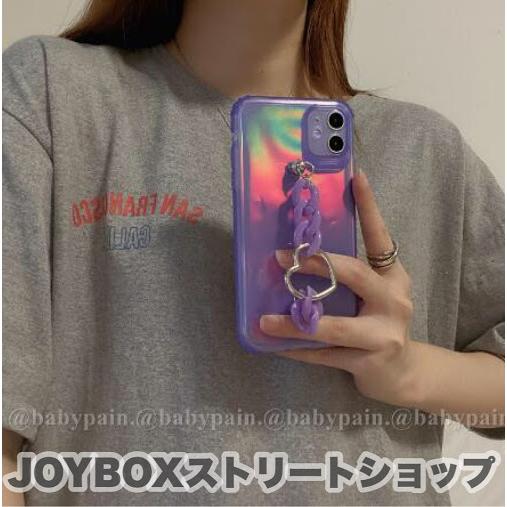 Iphone ケース 韓国 オルチャン ストリート チェーン ハート柄 クリア Pvc 派手 カバー 原宿系 12 Plus X Xr 8 7 11 Pro Max Acc 746 メール便ok Acc 746 Joyboxストリートショップ 通販 Yahoo ショッピング