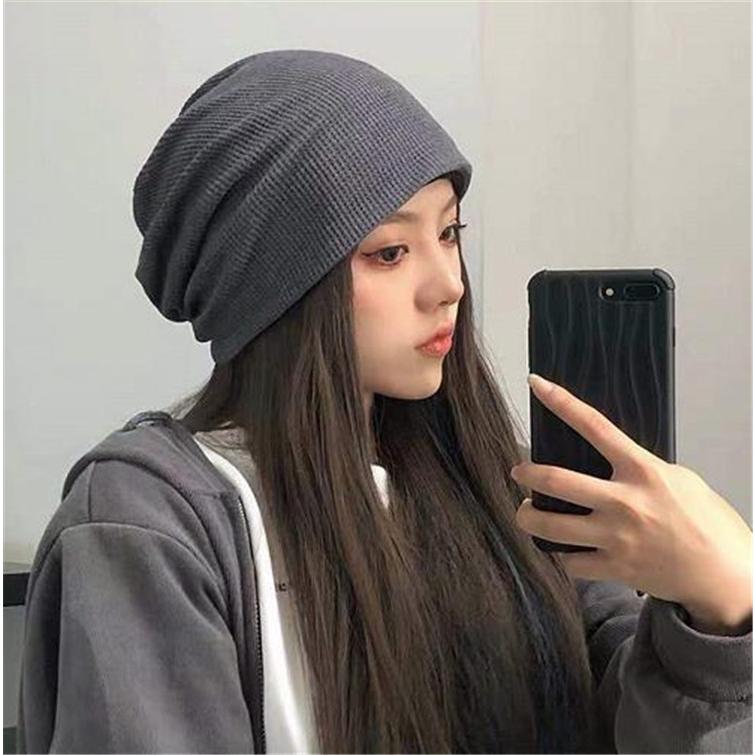 ニット帽 ビーニー ファッション メンズ レディース 韓国 黒 柔らかな質感の 韓国