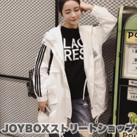 ライン ナイロン パーカー ジャケット 韓国 オルチャン ロング ストリート 原宿系 ブルゾン K Pop スポーティー アウター レディース Au 235 Au 235 Joyboxストリートショップ 通販 Yahoo ショッピング