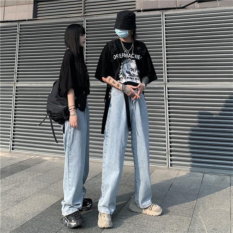 デニム ワイド パンツ ジーンズ 韓国 ストリート Hiphop 原宿系 Y2k K Pop ダンス 衣装 レディース J 1444 J 1444 Joyboxストリートショップ 通販 Yahoo ショッピング