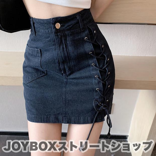 デニム タイト ミニ スカート 黒 韓国 オルチャン ストリート 編み上げ きれいめ K Pop 原宿系 ジーンズ ボトムス J 1472 メール便ok J 1472 Joyboxストリートショップ 通販 Yahoo ショッピング