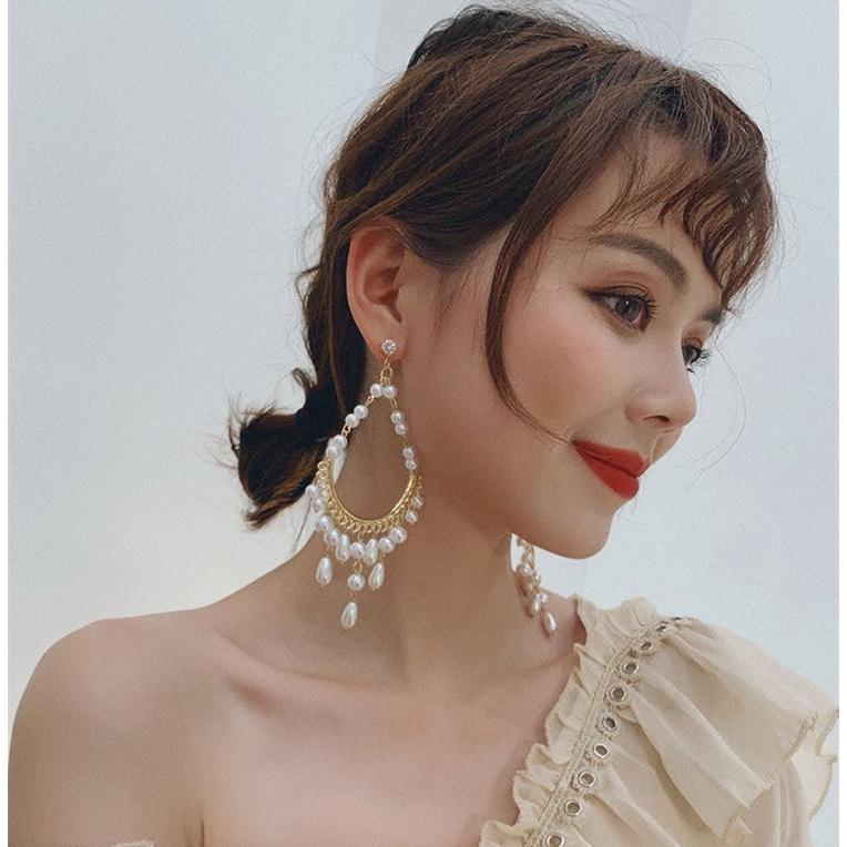 パール ピアス 韓国 オルチャン ロング ドロップ 大きい 大ぶり 派手 可愛い K Pop 原宿系 パーティー 二次会 結婚式 アクセサリー Jw 333 メール便ok Jw 333 Joyboxストリートショップ 通販 Yahoo ショッピング