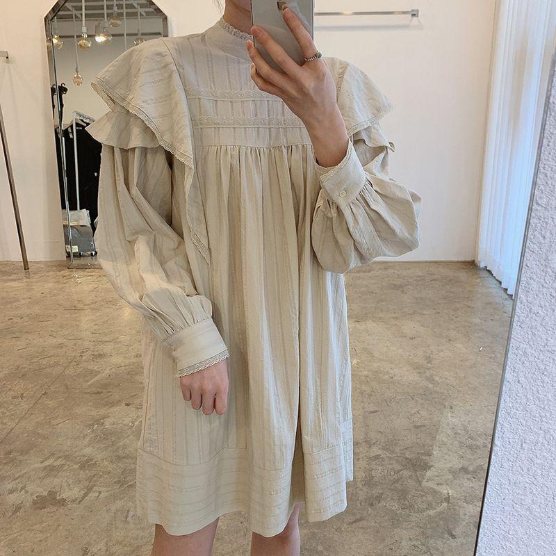 フリル ワンピース 韓国 オルチャン パフスリーブ 可愛い チュニック K Pop ミニ ショート丈 ブラウス ガーリー 原宿系 長袖 Op 1507 メール便ok Op 1507 Joyboxストリートショップ 通販 Yahoo ショッピング