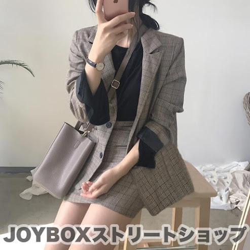セット アップ 韓国 オルチャン グレン チェック柄 スーツ ミニ スカート 原宿系 ストリート テーラード ジャケット タイト 衣装 きれいめ Se 302 Se 302 Joyboxストリートショップ 通販 Yahoo ショッピング