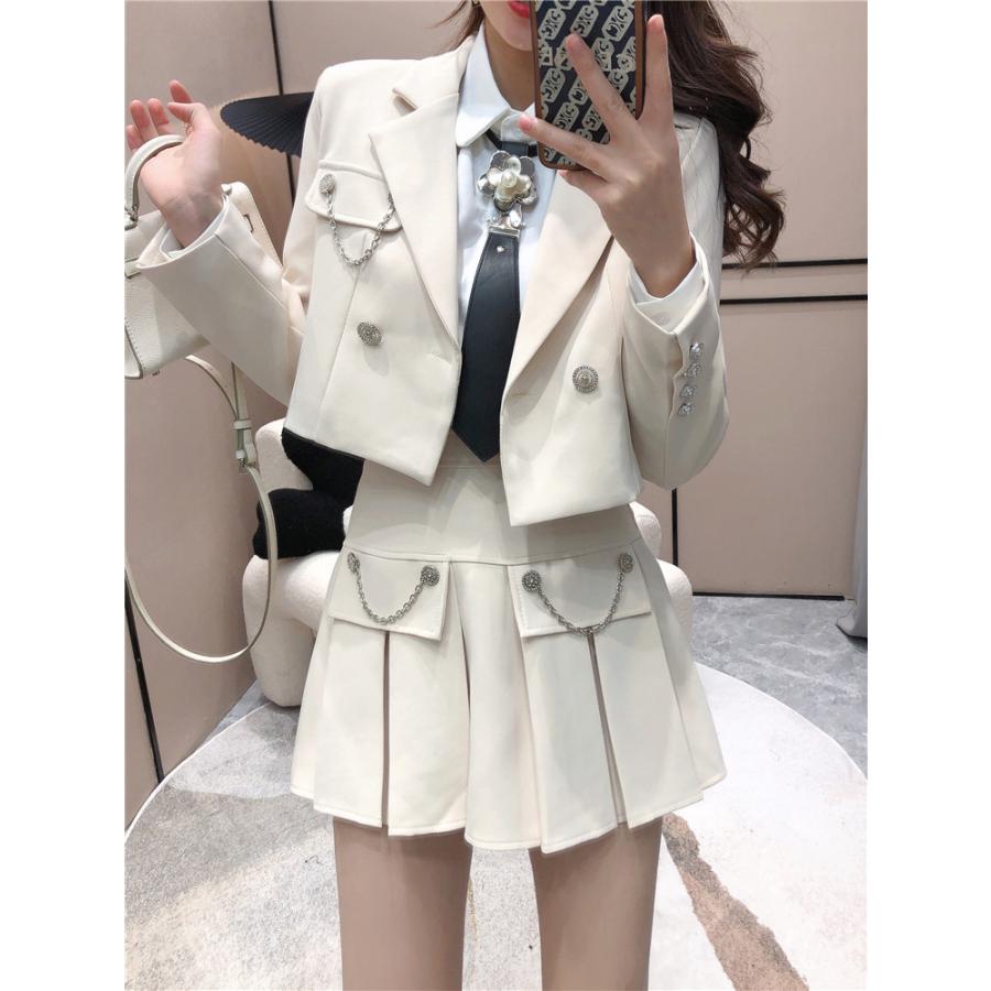 セットアップ ジャケット ミニスカート 韓国 原宿系 ガーリー