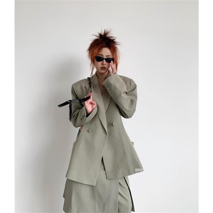 セット アップ テーラード ジャケット パンツ スーツ 韓国 ストリート