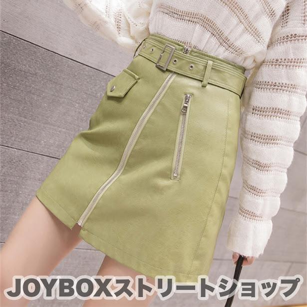 レザー タイト ミニ スカート 韓国 オルチャン ストリート K Pop ベルト 可愛い 原宿系 ショート丈 合皮 Pu ボトムス きれいめ Sk 808 メール便ok Sk 808 Joyboxストリートショップ 通販 Yahoo ショッピング