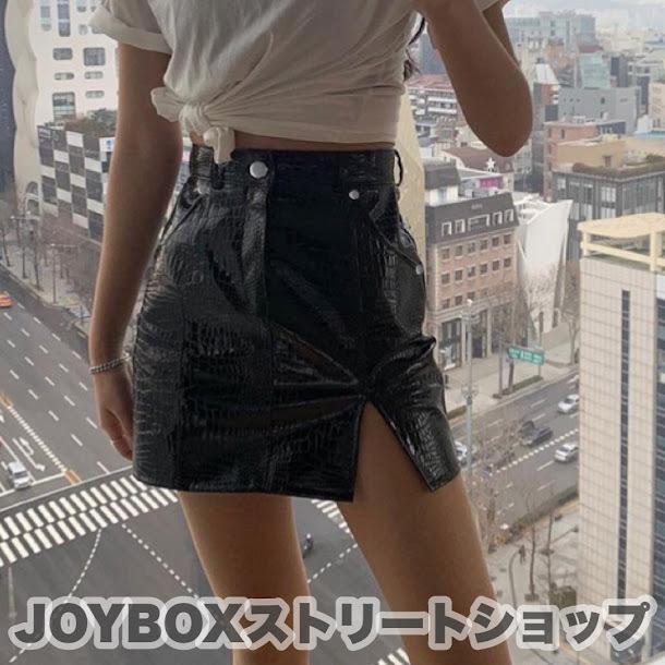 型押 レザー タイト ミニ スカート 韓国 ストリート オルチャン K Pop 原宿 V系 Hiphop スリット ショート丈 レディース Sk 965 Sk 965 Joyboxストリートショップ 通販 Yahoo ショッピング