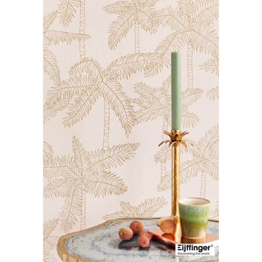 輸入壁紙 Eijffinger Fusion Fusion 植物 ピンク ボタニカル エスニック ゴールド 南国 住宅設備 Eijffinger