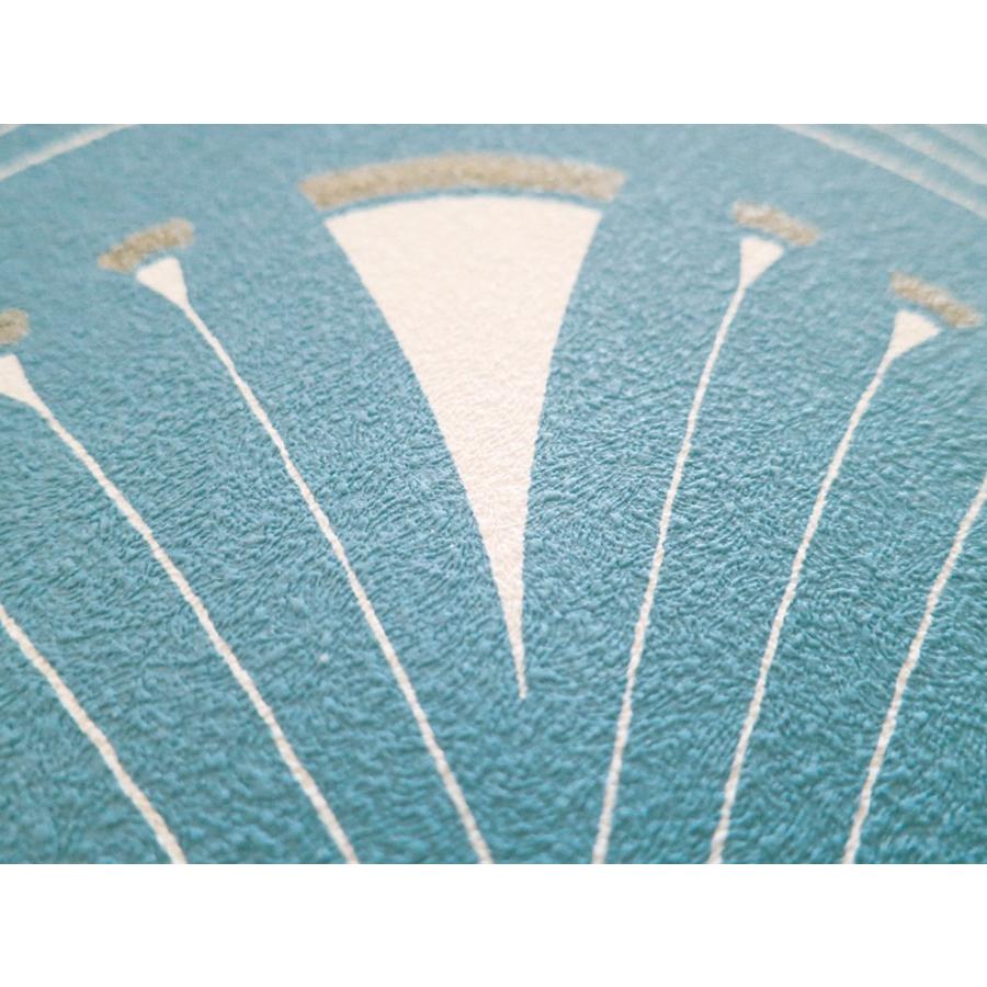 輸入壁紙 Rasch 幾何学 和 ホワイト ブルー メタリック シルバー Rasch Joyris ジョイリス 通販 Yahoo ショッピング