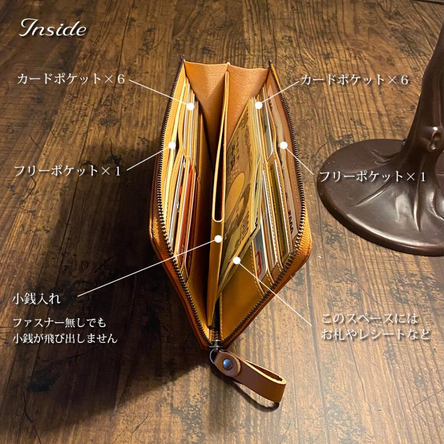 長財布 メンズ 本革財布 本革 さいふ 本皮 サイフ l字ファスナー l字 l