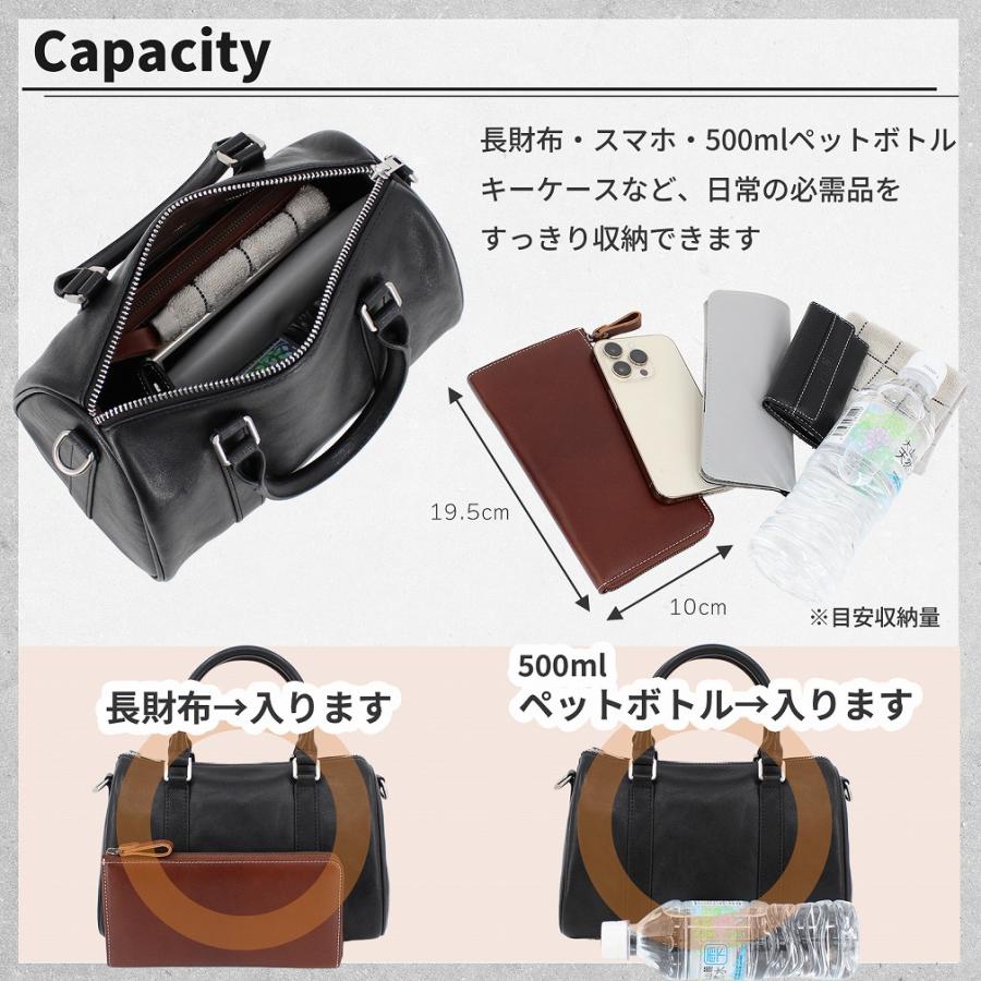 ミニトートバッグ メンズ ミニボストンバッグ 革 本革 レザー