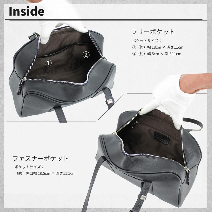 ミニ ボストンバッグ メンズ 本革 レザー ミニボストン トートバッグ