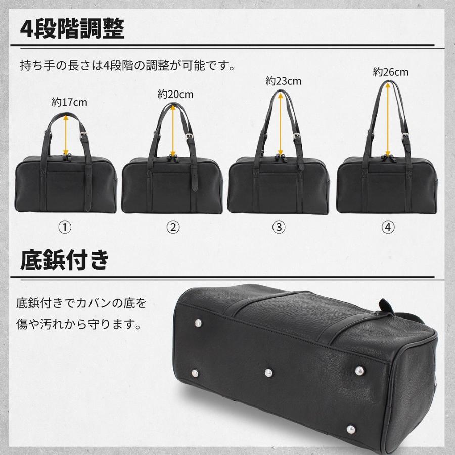 ミニ ボストンバッグ メンズ 本革 レザー ミニボストン トートバッグ