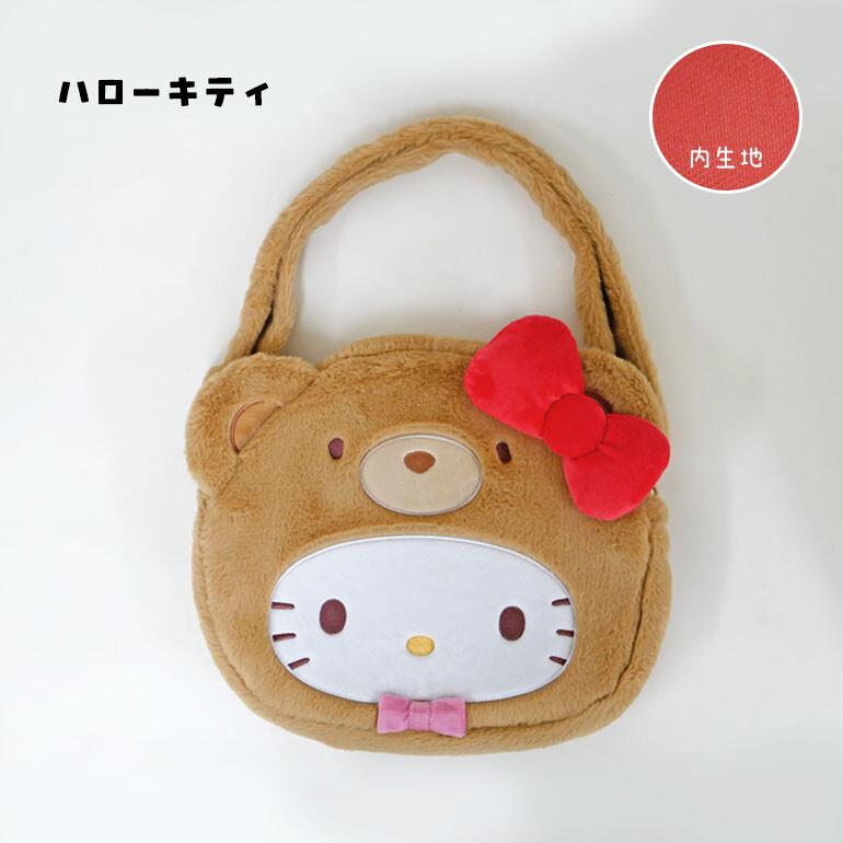 sanrio（サンリオ） トートバッグ ショルダーバッグ ぬいぐるみ 