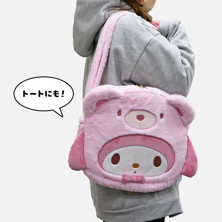 sanrio（サンリオ） トートバッグ ショルダーバッグ ぬいぐるみ