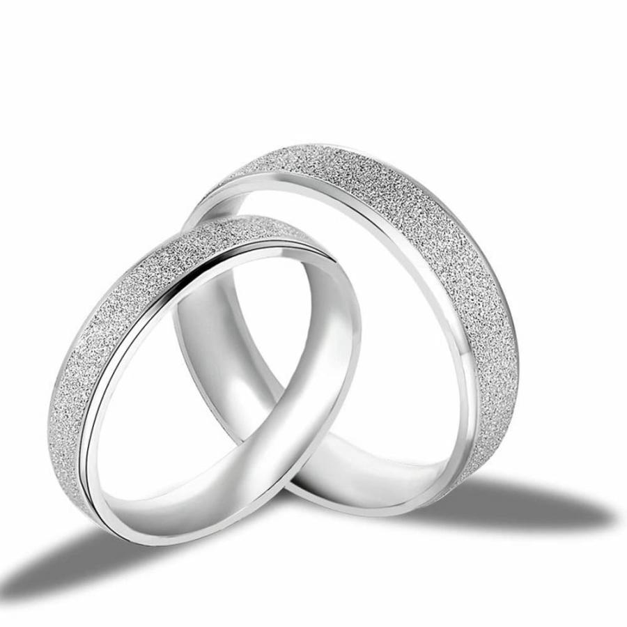 クーポン利用で Off ペアリング カップル アクセサリー 指輪 レディース メンズ シルバー リング 細め S925 つや消し ペア お揃い おしゃれ 可愛い かわいい かっこいい 大きいサイズ シンプル 上品 エレガント 高見え 男性 女性 誕生日 記念日 S925スターリング