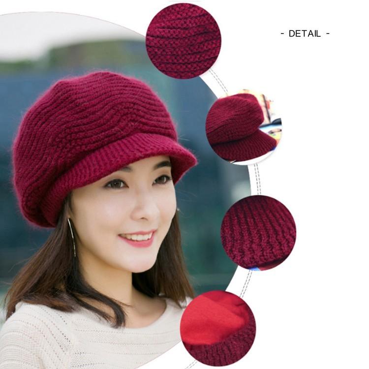 ニット帽 レディース ニットキャップ キャスケット ニット 帽子 キャップ ニット帽子 春 秋 冬 ウール つば付き 大きめ カジュアル おしゃれ Fs Ly529 Joystyle 通販 Yahoo ショッピング