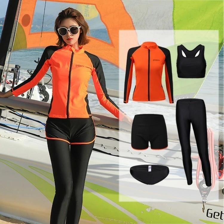 ラッシュガード レディース 上下セット 5点セット 水着 長袖 レギンス パンツ セパレート ウェットスーツ Uvカット 大きいサイズ おしゃれ 可愛い Fs Sm401 Joystyle 通販 Yahoo ショッピング