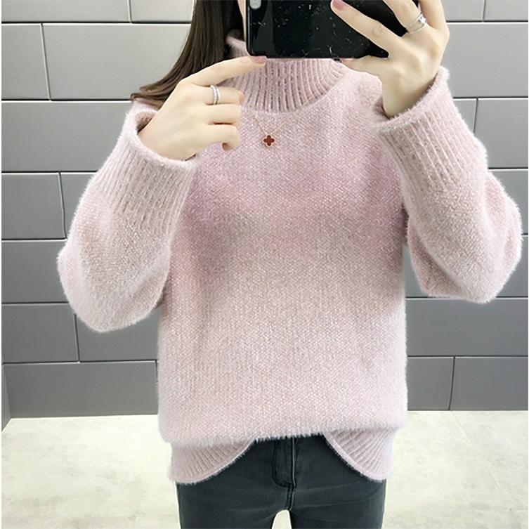 ニットセーター レディース タートルネック トップス モヘア ニット セーター ハイネック 長袖 秋冬 大きいサイズ オーバーサイズ Fs Sy861 Joystyle 通販 Yahoo ショッピング